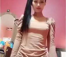 ThaiTwentyBabe again shoved massive dildo tiny pussy