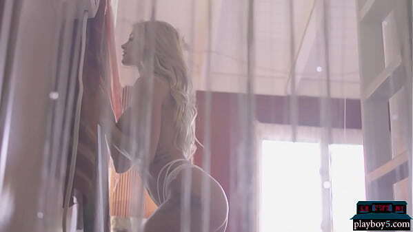 Perfect round British MILF Ella Silver solo session Playboy