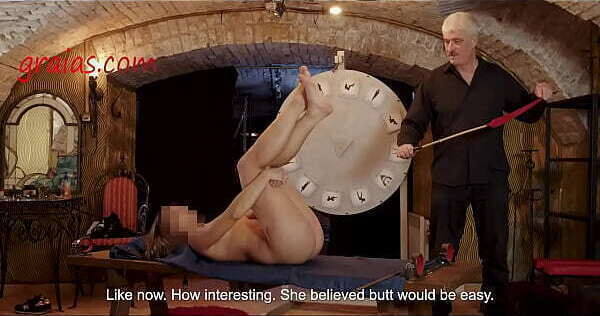 Cute Teen Girl Prepared Master'_s Service