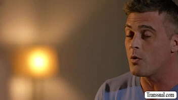 Horny dude barebacked by new trans gf