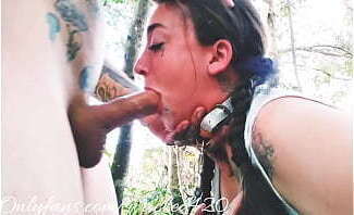 Hot sloppy face fuck