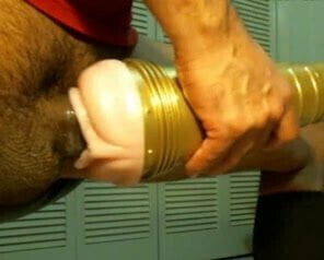 UNCUT HORNY LATINO DADDY FLESHLIGHT FUCK