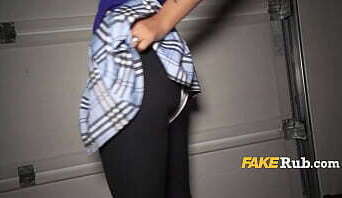 Sexy french girl rides euros