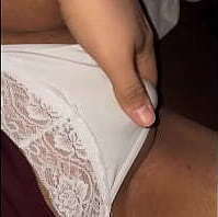 Latino wearing White panties