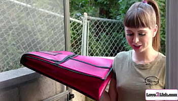 Love2Lick.com Blonde roleplays with wife rimmed