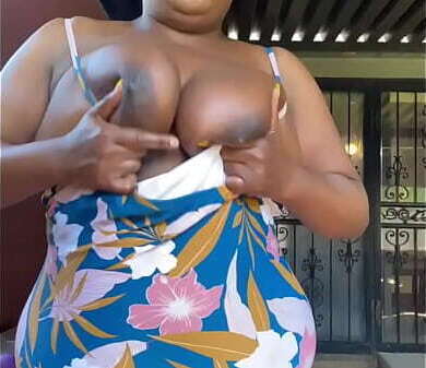 Ebony submissive cums thinking BabiiDaddy