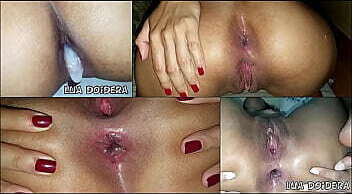 Compilado de varios videos de sexo anal sem camisinha com a novinha Lua Doidera