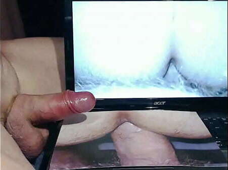 fucked by two cocks until he squirts