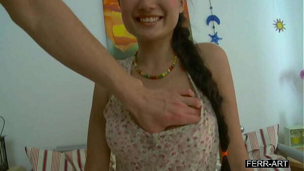 Busty Asian chick gets pussy groped then fucked hard