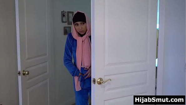 Naughty muslim girl disciplined mosque leader