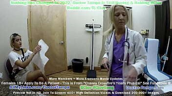 Become Doctor Tampa, Give Channy Crossfire A Yearly Checkup With Gyno Exam As Nurse Stacy Shepard Chaperones EXCLUSIVELY At Doctor-Tampa.com