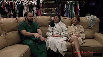 Jasmine Rose Humiliated Peeing In Cup During Pre Employment Physical While Doctor Stacy Shepard &amp_ Doctor Tampa Watch @GirlsGoneGyno.com