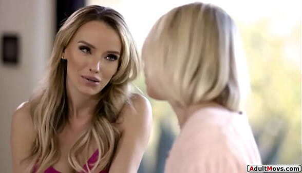 AdultMovs.com Lesbian milf mentor licks young blonde
