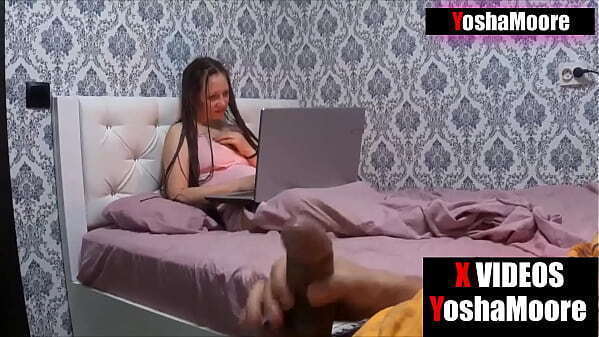 stepsister came into room, jerking dick, noticed wants