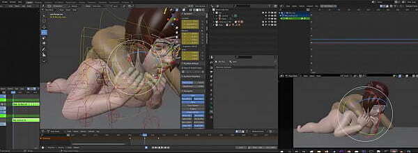 Mei'_s Invasion first work Blender (The Rope Dude)