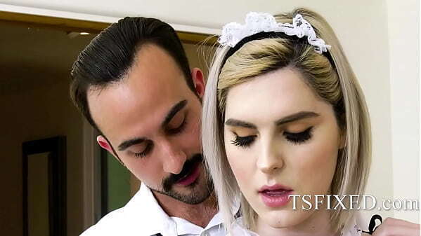Blonde Trans Maid
