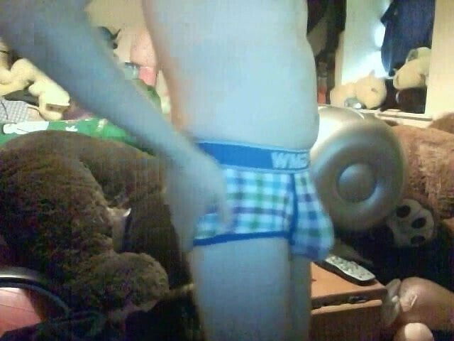 Blue Checked BOxer BRiefs