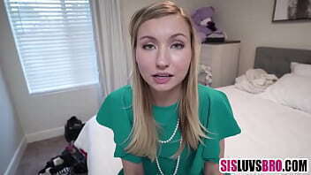 Stepsister stops prayer fuck stepbrother