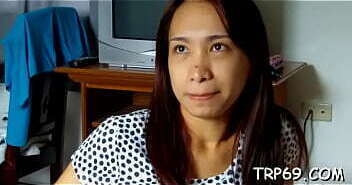 Sexual eastern girlie Caren gets lanced by big slim jim