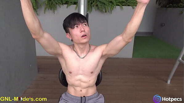 Fitness Athlete muscle worshipped adored with focus nipple play!