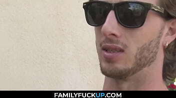 FamilyFuckUp.com - Whore Stepmother with Son in Weekend Home