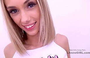 Blonde Hottie gets her gorgeous pussy fucked in studio