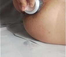 500 ml can of soda inside my ass