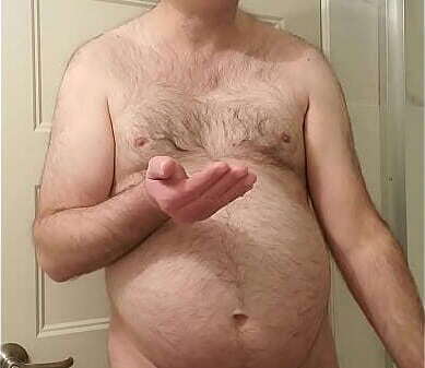 Nude Martin Lavall&eacute_e mastubates, ejaculates eats sperm with chocolate