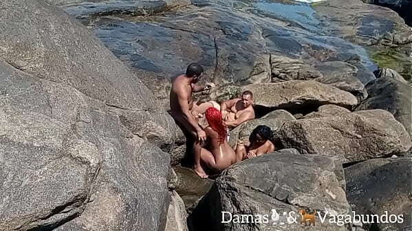 Naturistas flagrados praia orgia livre Myllena Rios Thai Kalifa Rafael capoeira: