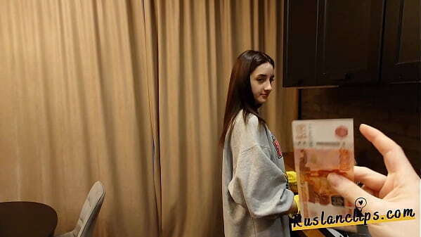 Landlord Convinced Maid Tender Blow Money