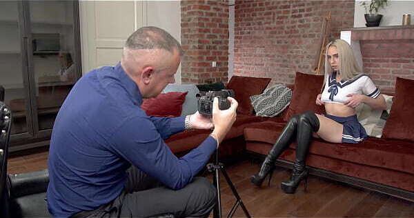 First casting &amp_ hard fuck Foxy Slave FLX016