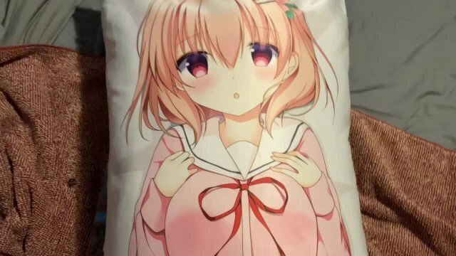 Lonely using body pillow