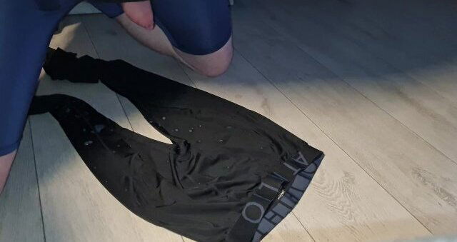 konnte nicht anders darauf spritzen