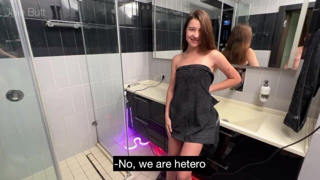 🌟POV Доказали, что не геи. МИНЕТ ДВА ЧЛЕНА. Jolie Butt & Nigonika