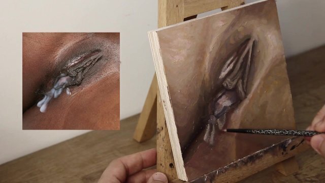 PAINTING EPISODE Butt Cheek Finish