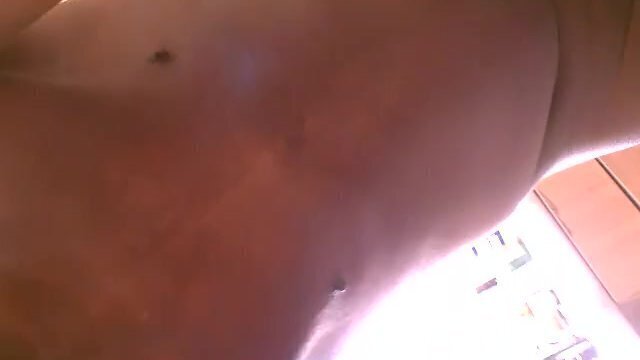 Hips gives viewers another option masturbates kitchen