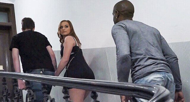 Amateur Czech Couple enjoys Black Cuckold Threesome Hard Hotel