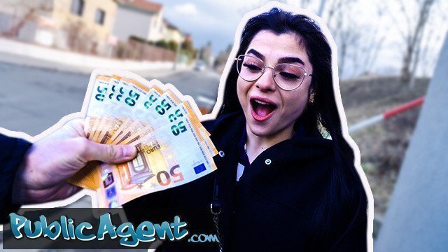 Public Agent Spends money working girl gives great blowjob fucks hard