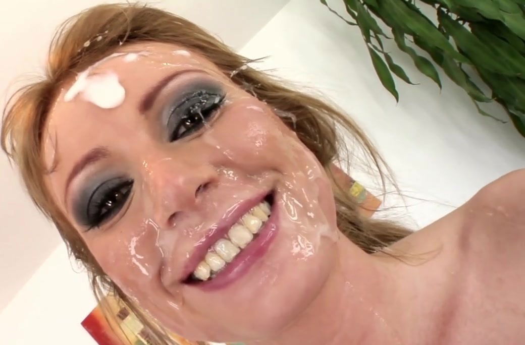 Caterina enjoys during rough gangbang with coworkers