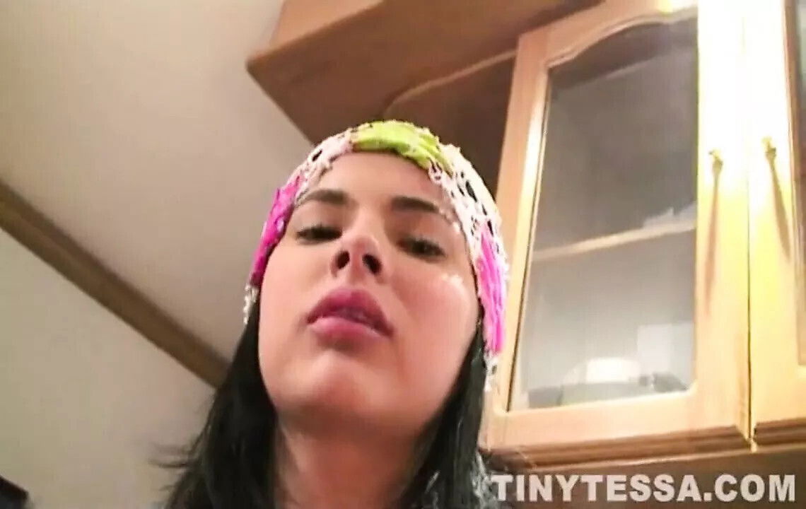 Tiny tessa teen enjoys solo pleasure