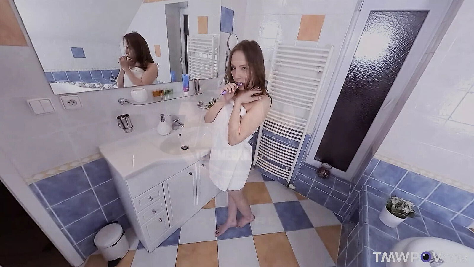 TeenMegaWorld TmwPOV Bathroom quickie