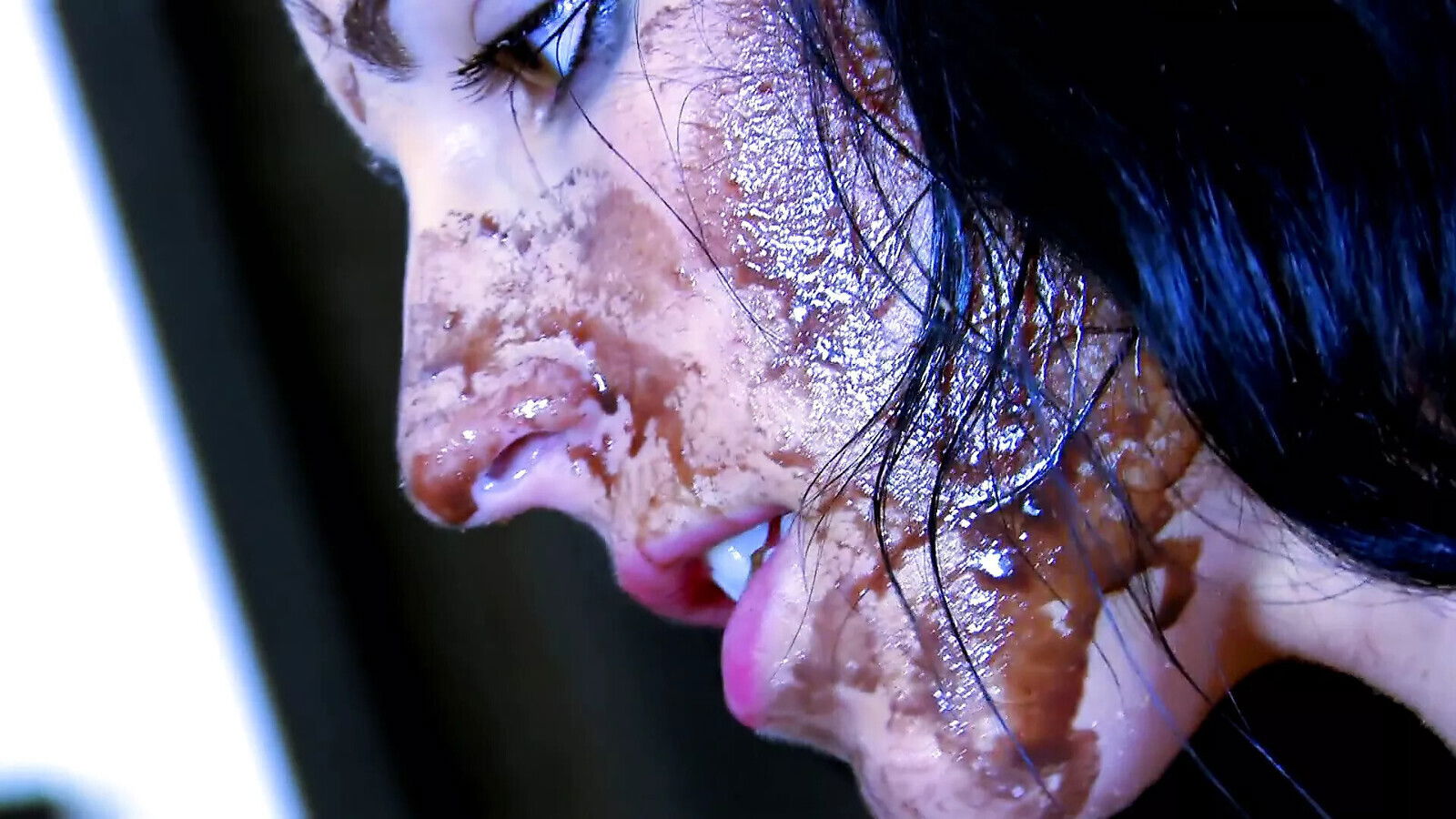 Crazy between family. Wife cousin fuck husband with food between