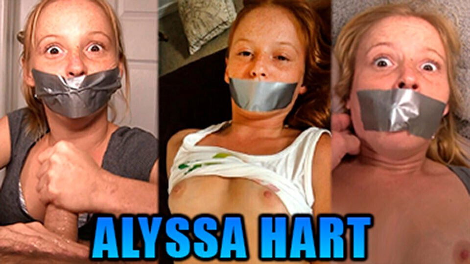 Tiny Redhead Alyssa Hart Duct Tape Gagged Three Fetish Videos