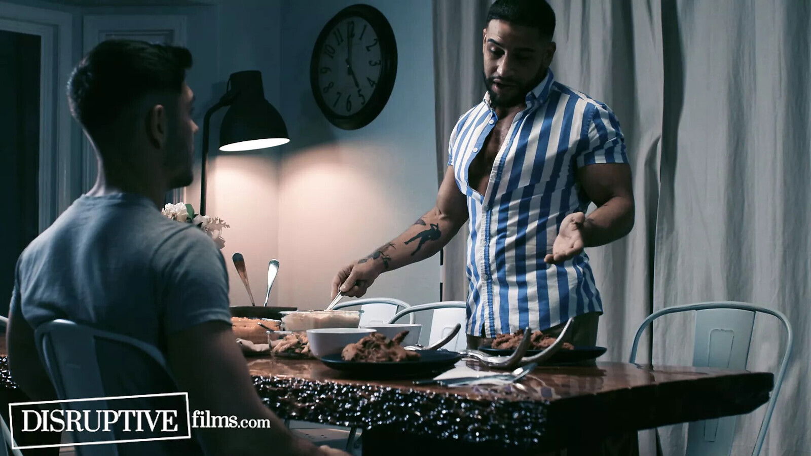 Perverted Breakfast Owner Creeps Stranded Jock