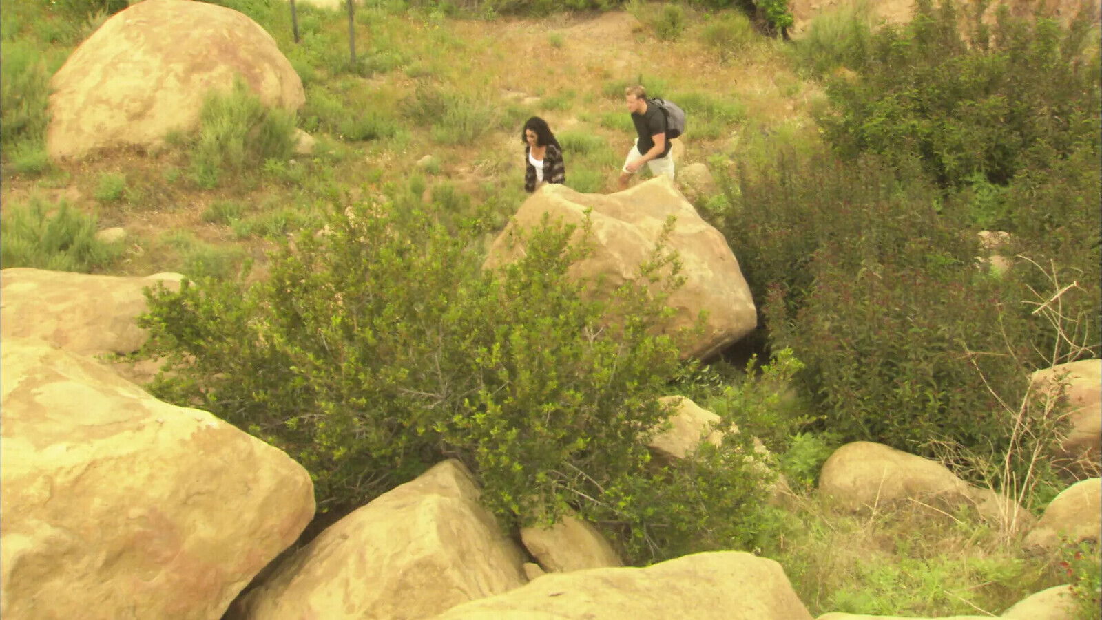 Latina Dame Submits Rough Rocky Outdoors