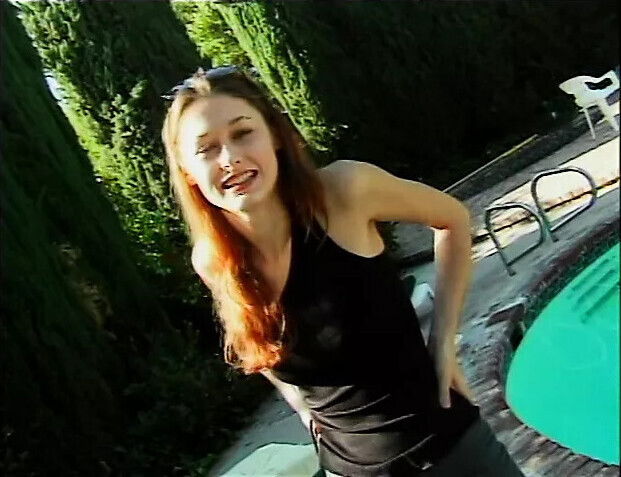 Horny coed rubs vibrator friend's clit tight pussy