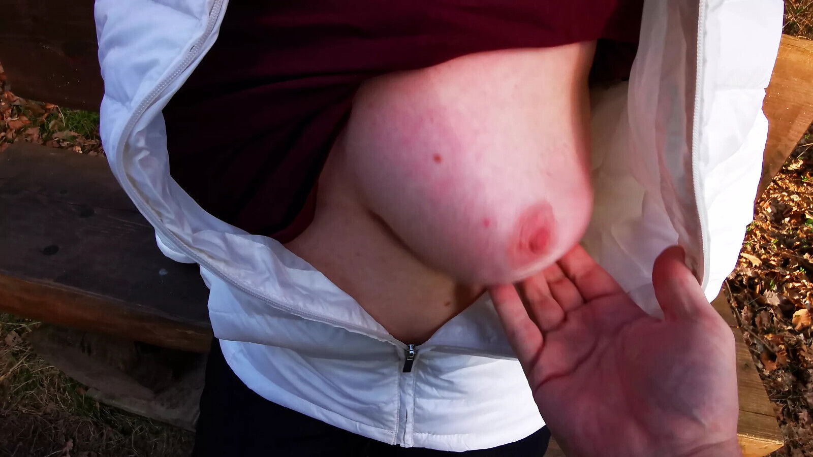 bench your titslapping