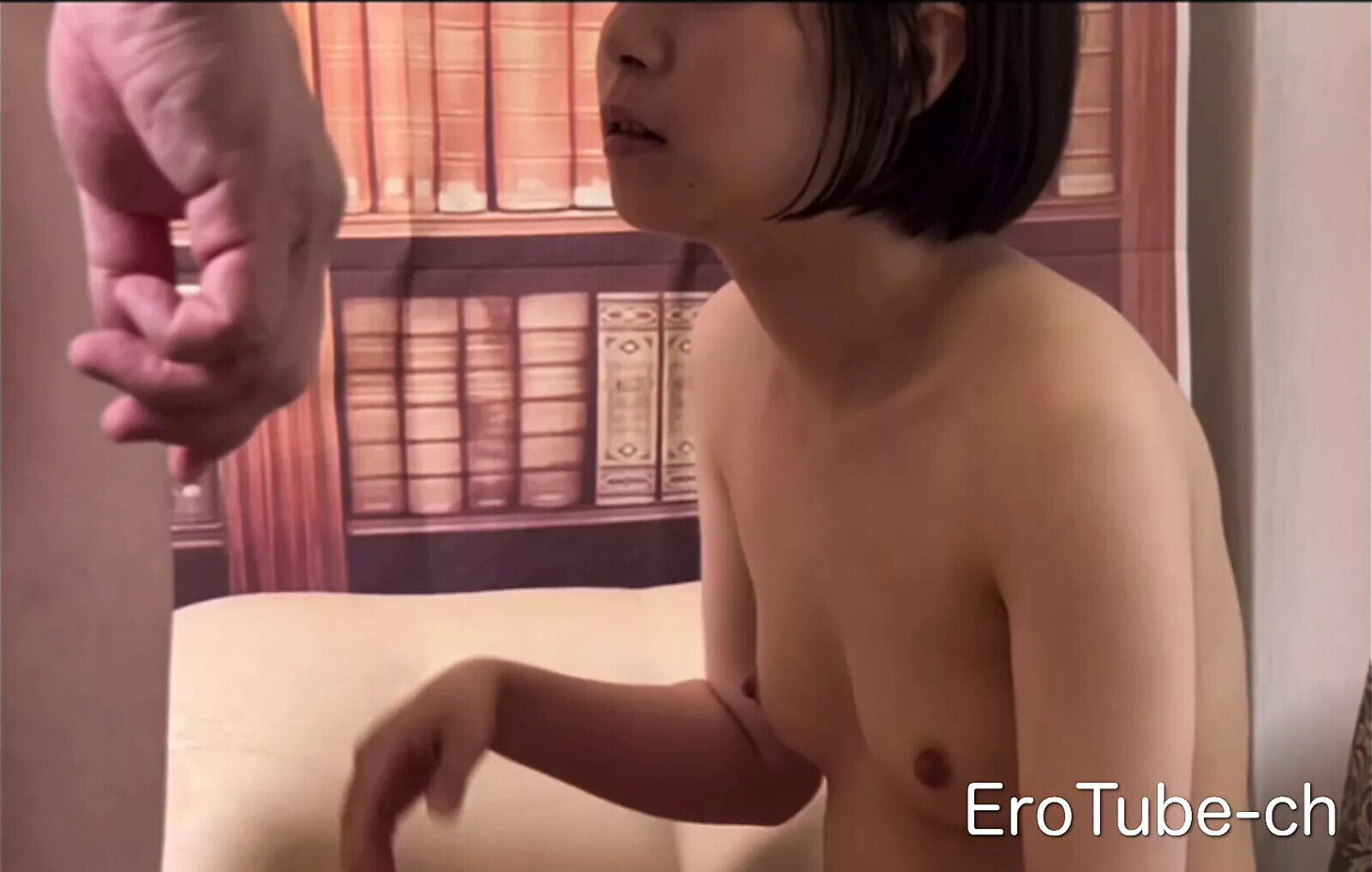 Beautiful Girl Naked, Extremely Dick, Deep Throating, Blow Job, Restraining Beautiful Girl,