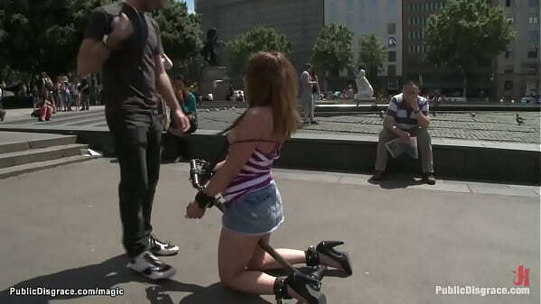 Bound teen made crawl public