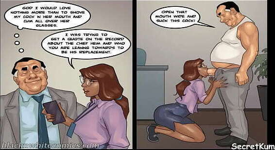 Mayor S.#5 ep.#2 Dick Boss Cums Secretary'_s Throat Ebony office